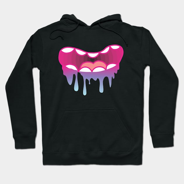 Consumerism Hungry Mouth Hoodie by sadpanda